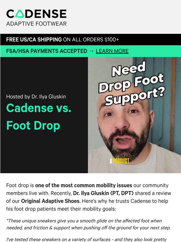 Cadense & Foot Drop: Hosted by Dr. Ilya