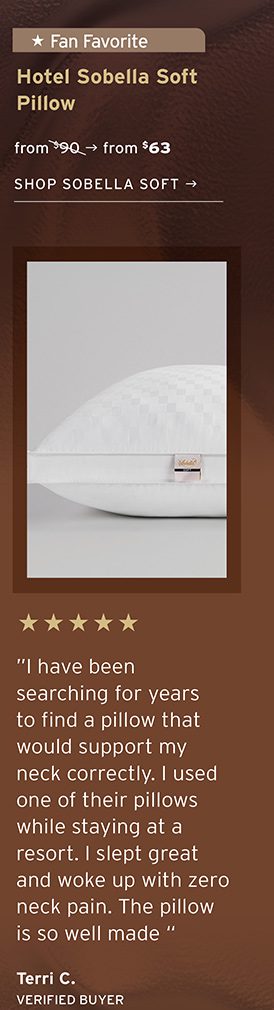 Sobella Soft Pillow