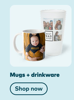 Mugs and drinkware. Shop now.