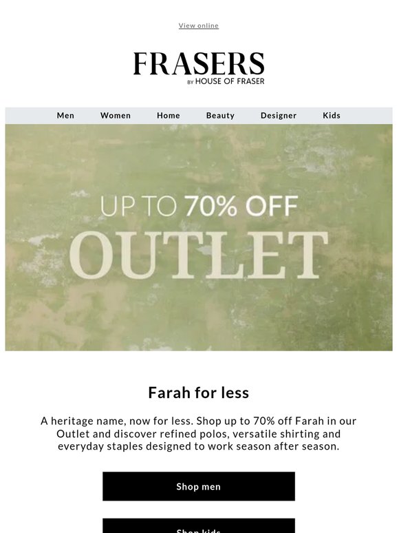 Outlet | Farah