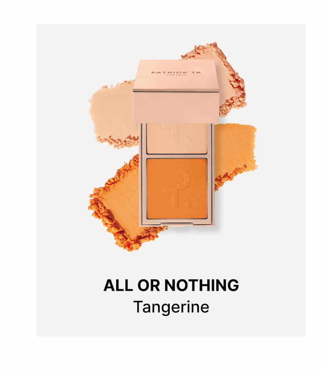 Patrick Ta Transition Blush Duo in All Or Nothing tangerine