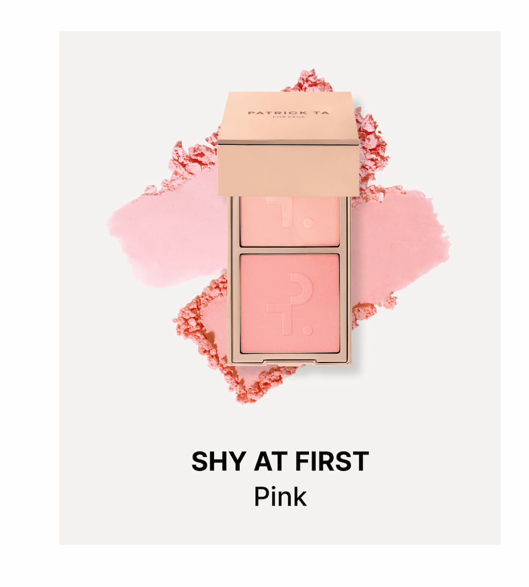 Patrick Ta Transition Blush Duo in Shy At First pink