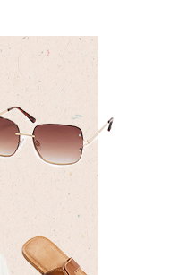 Gold Tone Metal Frame Sunglasses