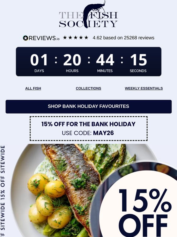 The Fish You Love, 15% Off Today