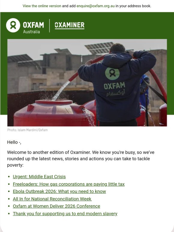 Middle East crisis, Freeloaders, Ebola and more