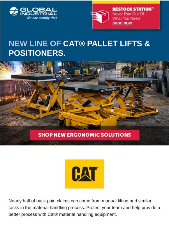 New Cat® Material Handling Solutions For Every Facility