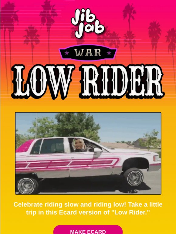 Let’s take it low and slow 🚗