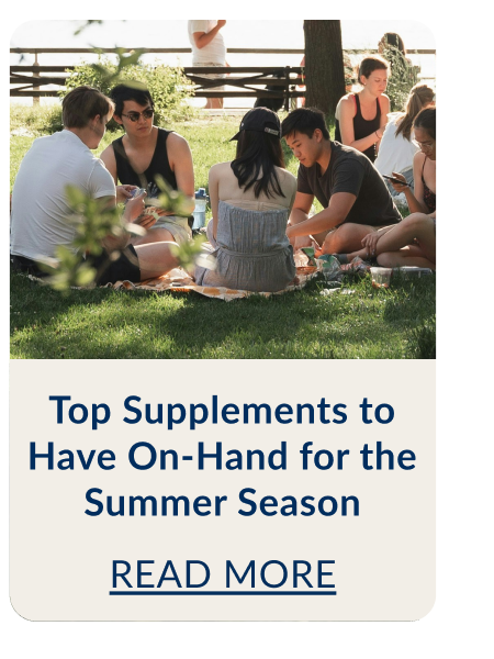 Top Supplements to have on hand for the summer season