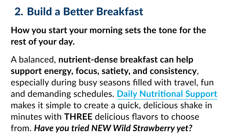 Build a Better Breakfast