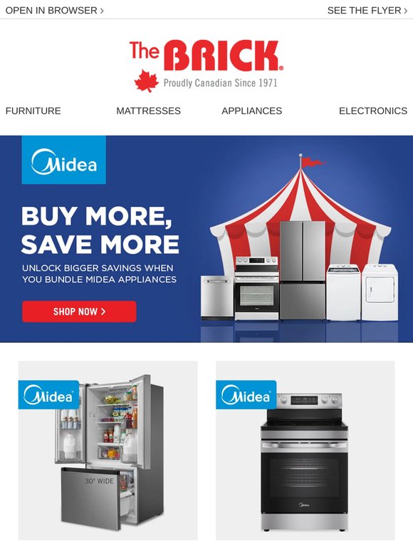 Buy More, Save More with Midea! Up to $300 Off