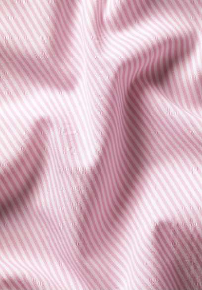 Non-Iron Poplin Bengal Stripe Shirt - Pink