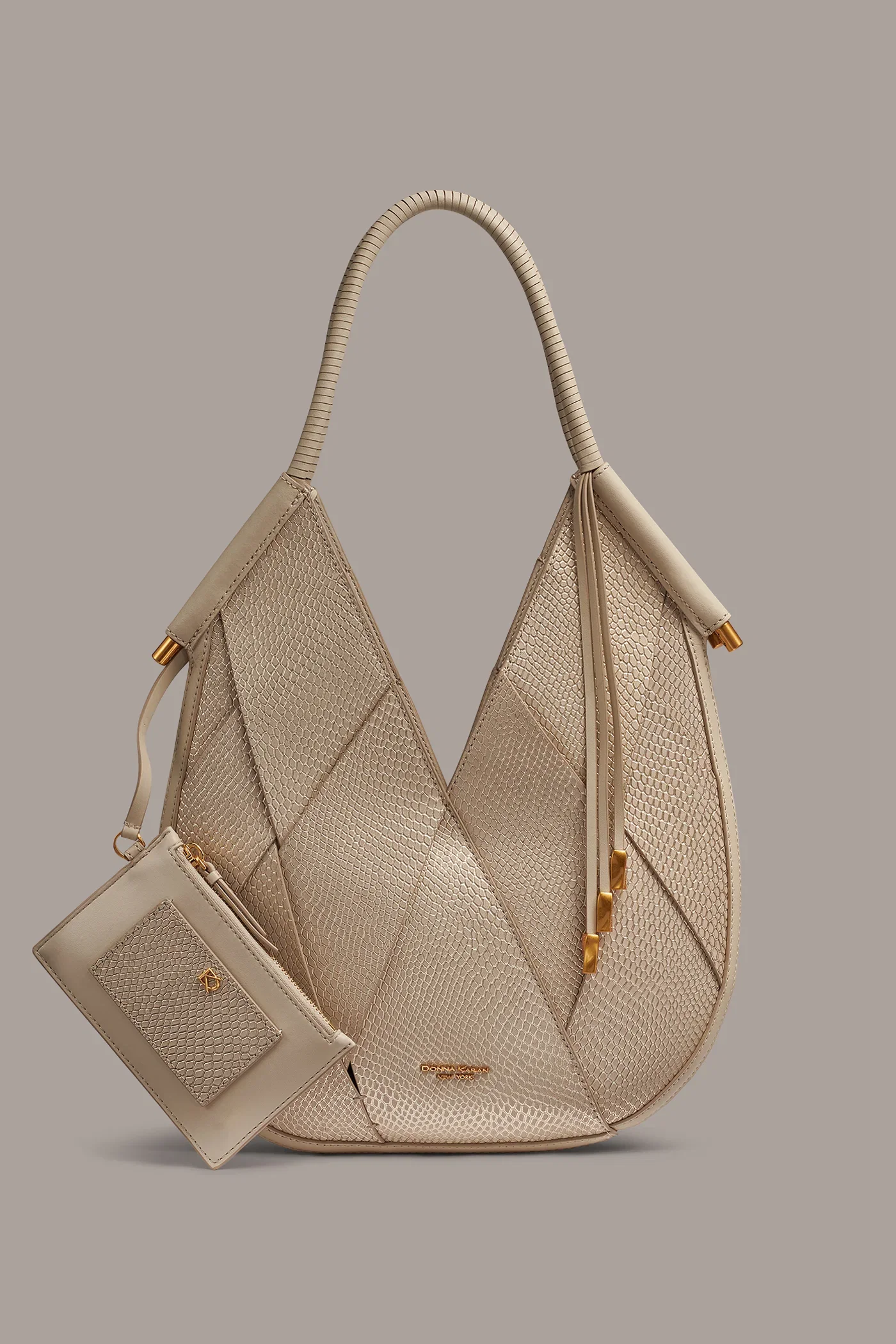 Image of BALDWIN WOVEN LEATHER MINI SHOULDER BAG