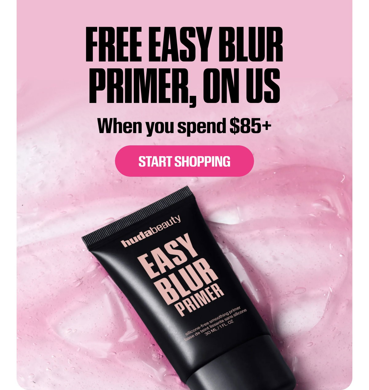 FREE EASY BLUR PRIMER, ON US