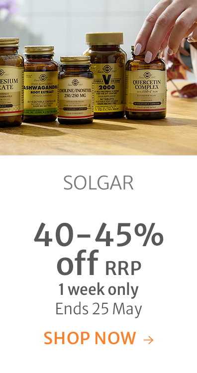 40-45% off RRP on Solgar