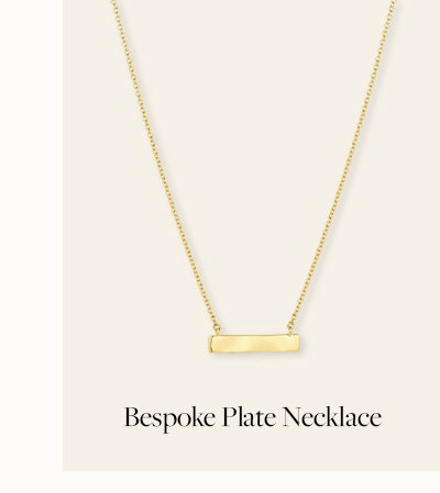Bespoke Plate Necklace
