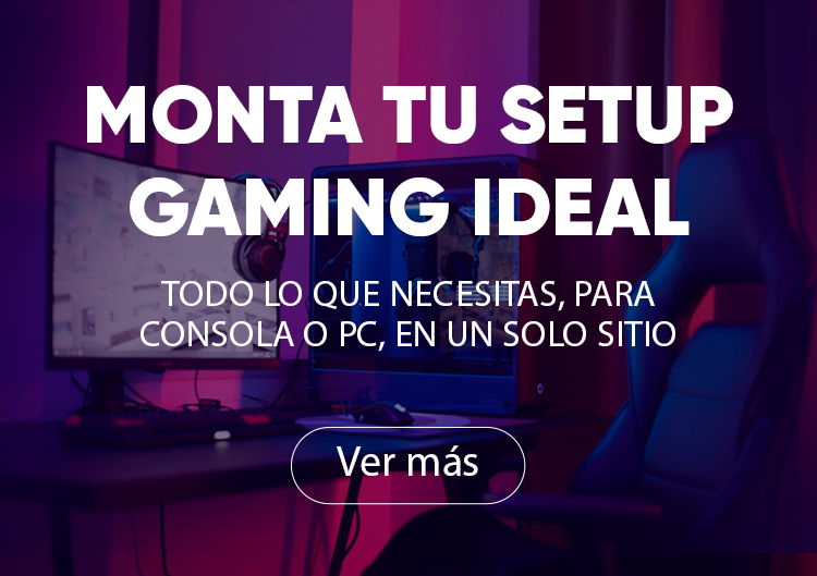 Monta tu setup gaming ideal. Todo lo que necesitas, para consola o PC, en un solo sitio