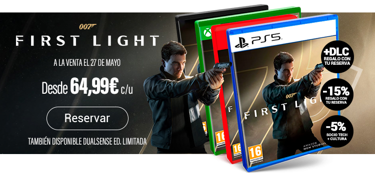 007 First Light También disponible Dualsense Ed. Limitada