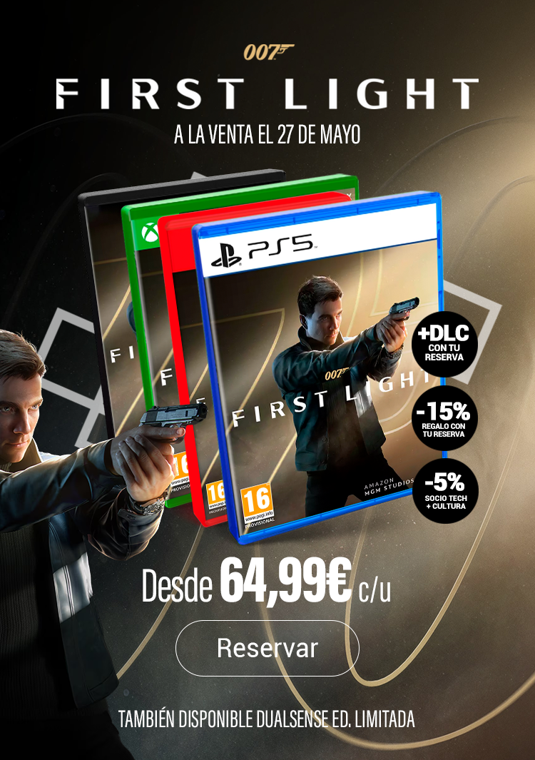 007 First Light También disponible Dualsense Ed. Limitada