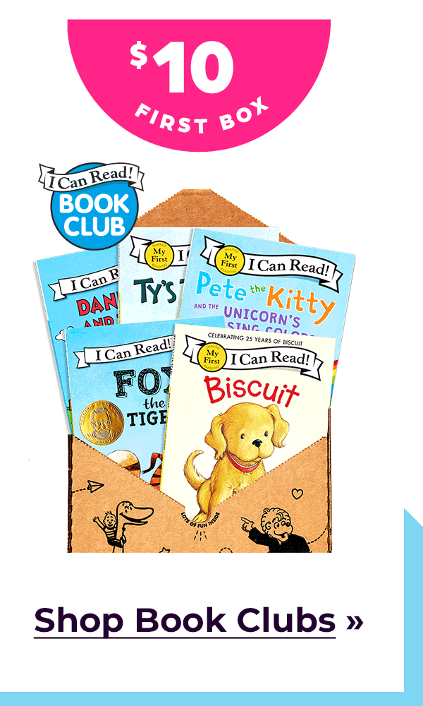 I CAN READ Book Club: $10  First Box.