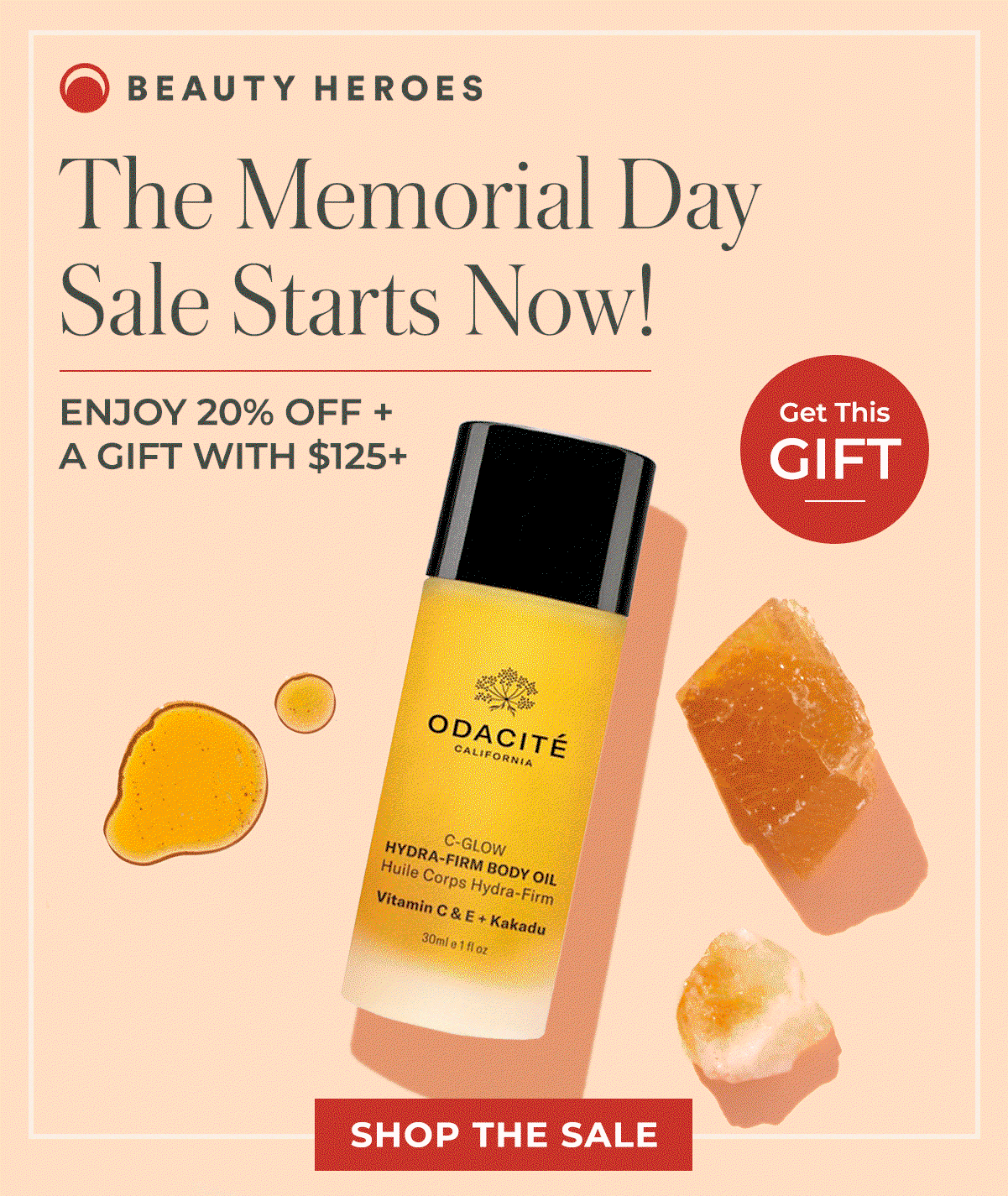 The Memorial Day Sale Starts Now! | Enjoy 20% Off + A Gift with $125+