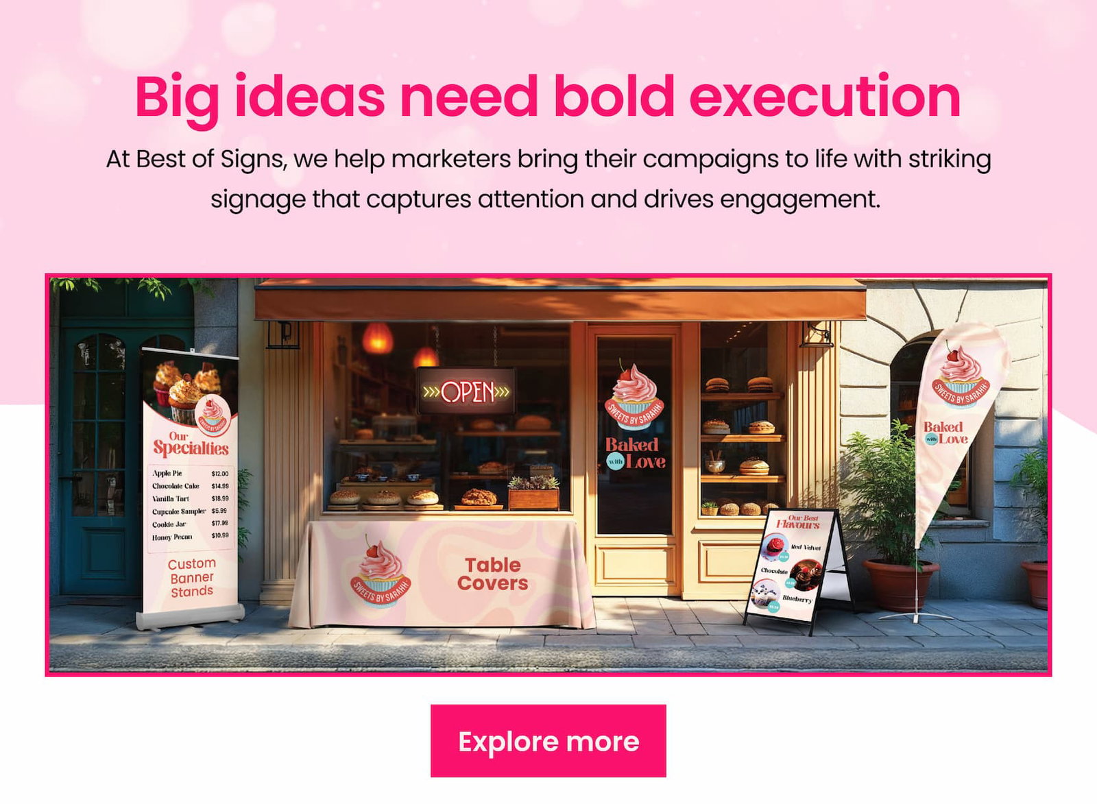 Big Ideas need bold execution