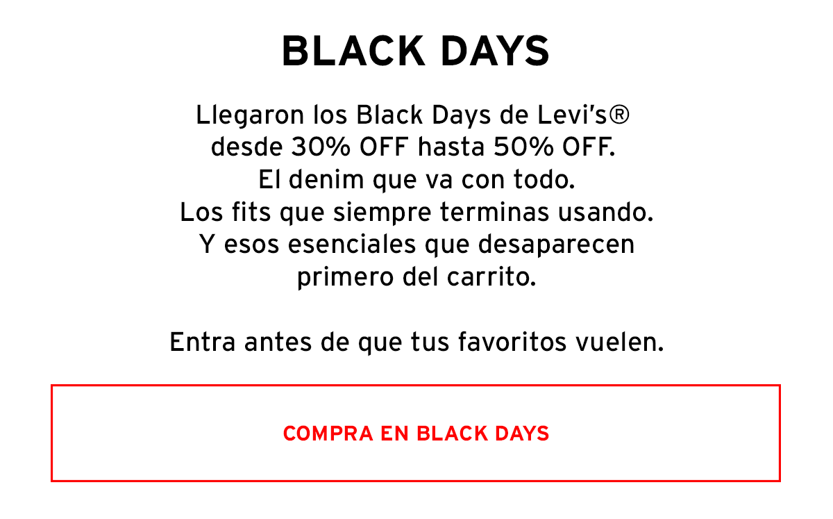 Black Days Levi's®
