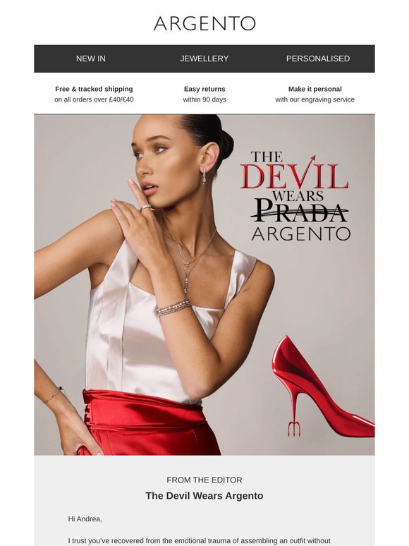 The Devil Wears Argento👠