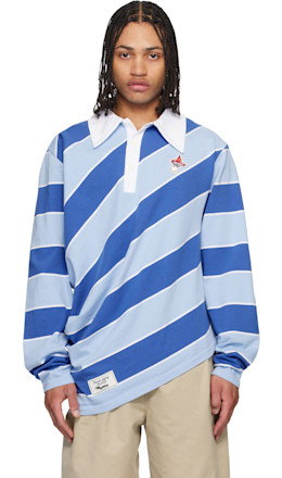 Blue Topsy Turvy Polo - Charles Jeffrey LOVERBOY
