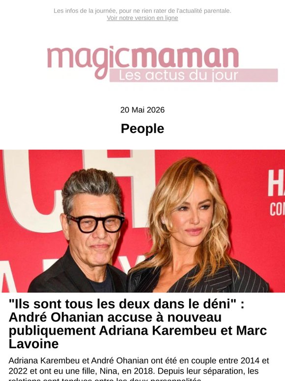 "Ils sont tous les deux dans le déni" : André Ohanian accuse à nouveau publiquement Adriana Karembeu et Marc Lavoine