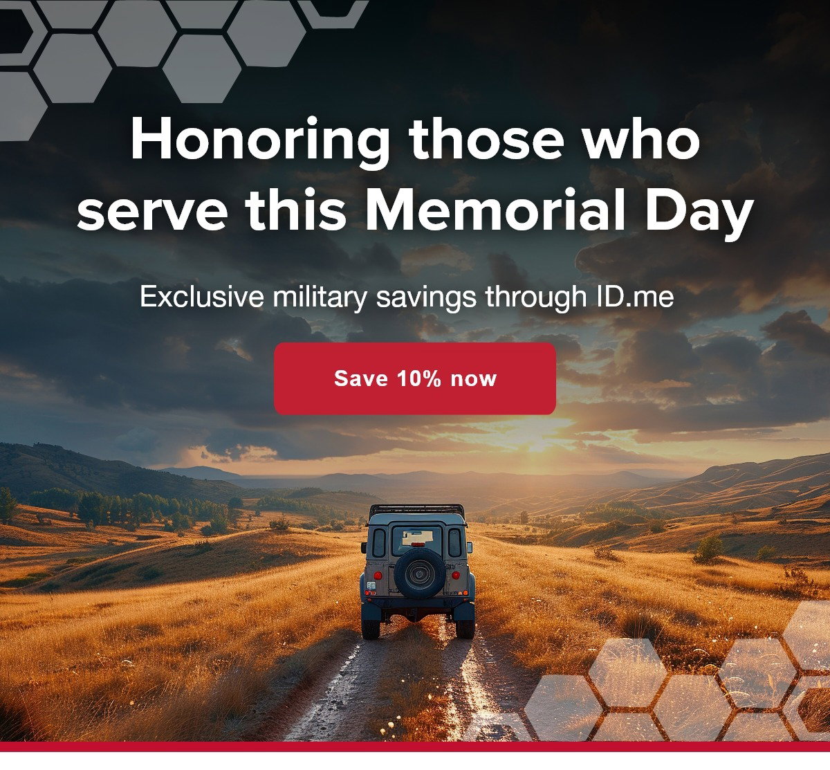 Honoring those who serve this Memorial Day - Exclusive military savings through ID.me