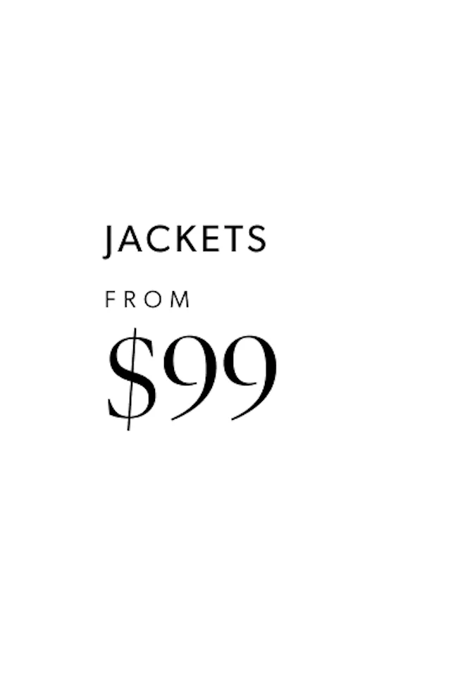 Jackets From $99