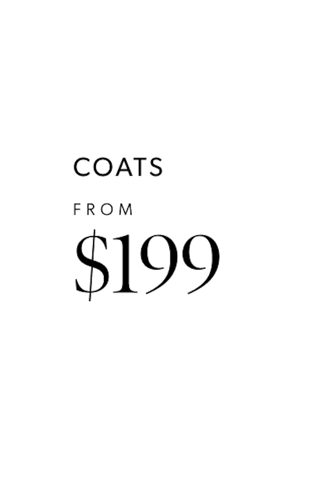Coats From $199