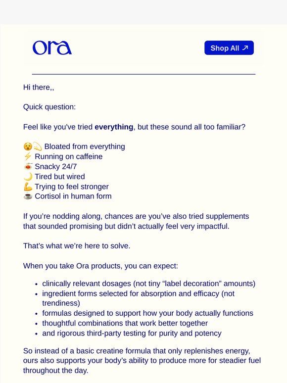 You deserve supplements with higher standards