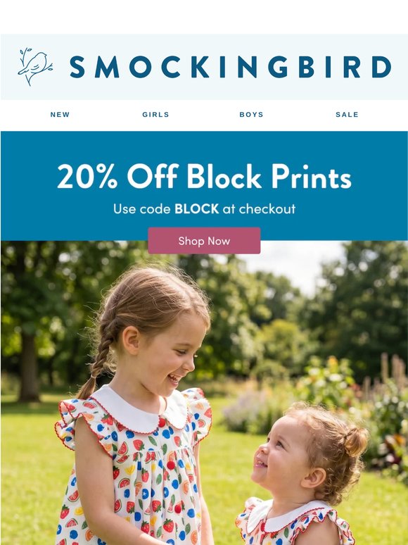 Limited Time: 20% OFF Block Prints! ✨