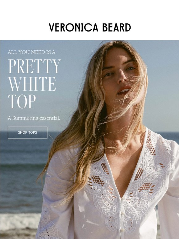 Heatwave essential: The pretty white top