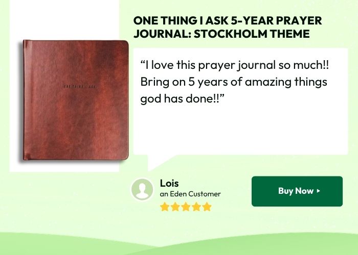 One Thing I Ask Prayer Journal