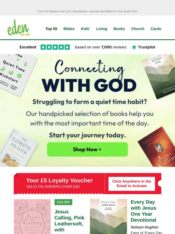 🙏 Ways to Spend Time with God 📖 + Your £5 Voucher