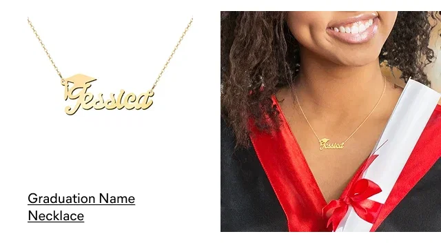 Graduation Name Necklace