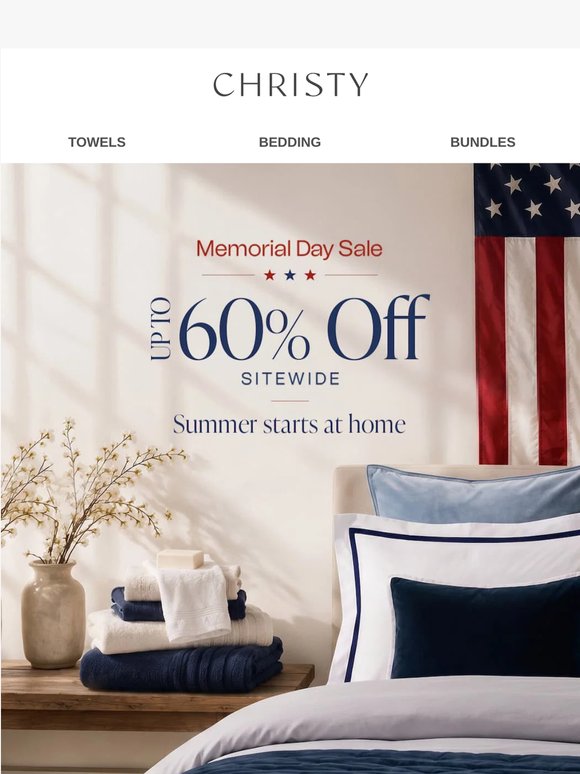 Memorial Day Sale | Up to 60% Off Sitewide