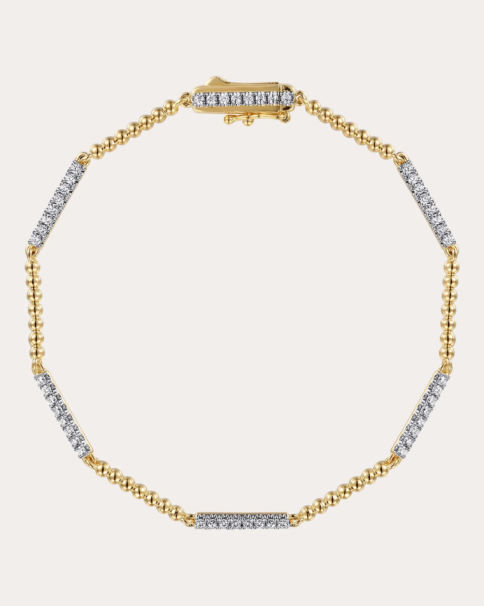 Diamond & 14k Gold Bujukan Tennis Bracelet