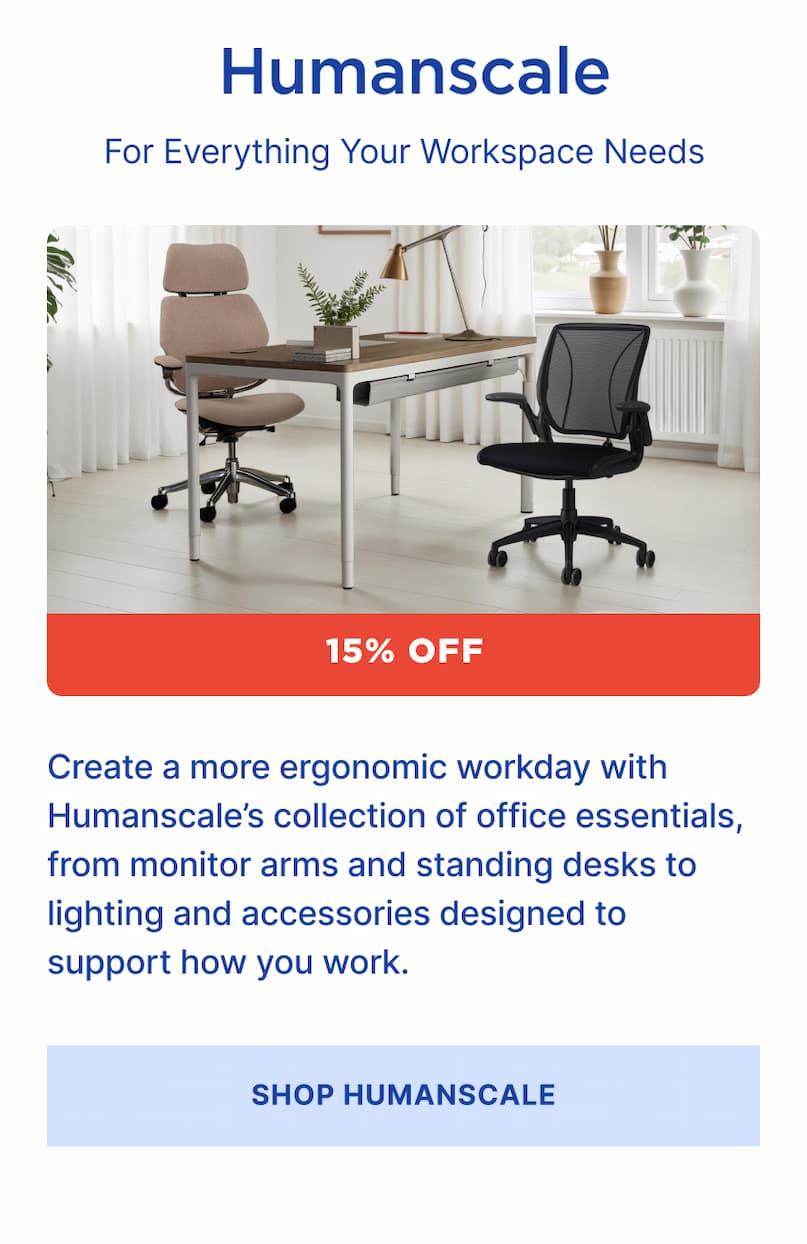 humanscale for everything your workspace needs