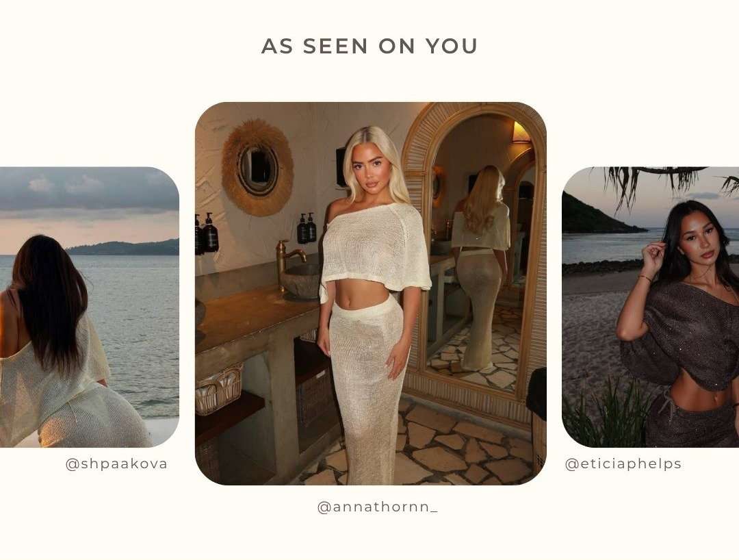 As seen on you