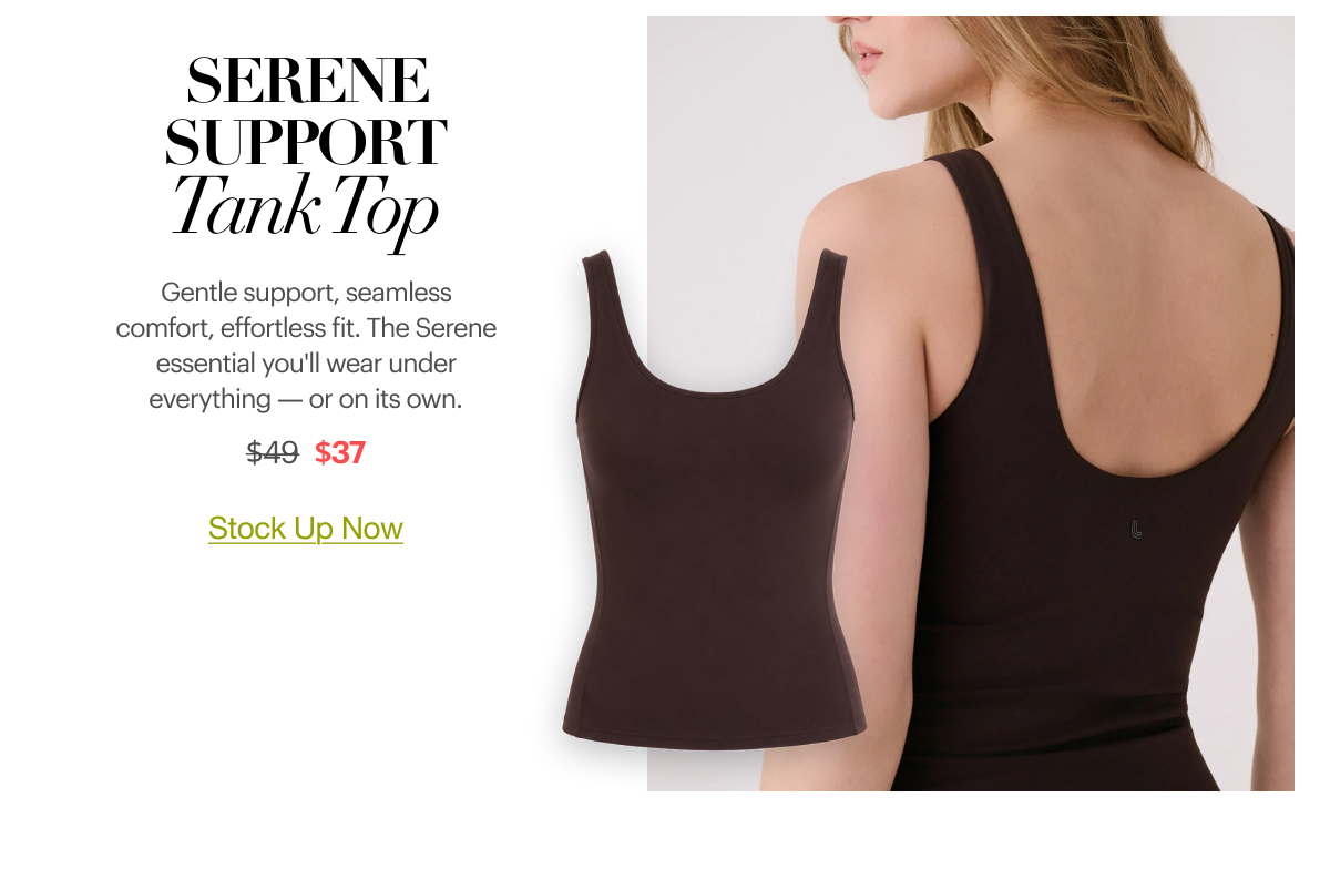 Serene Support Tank Top