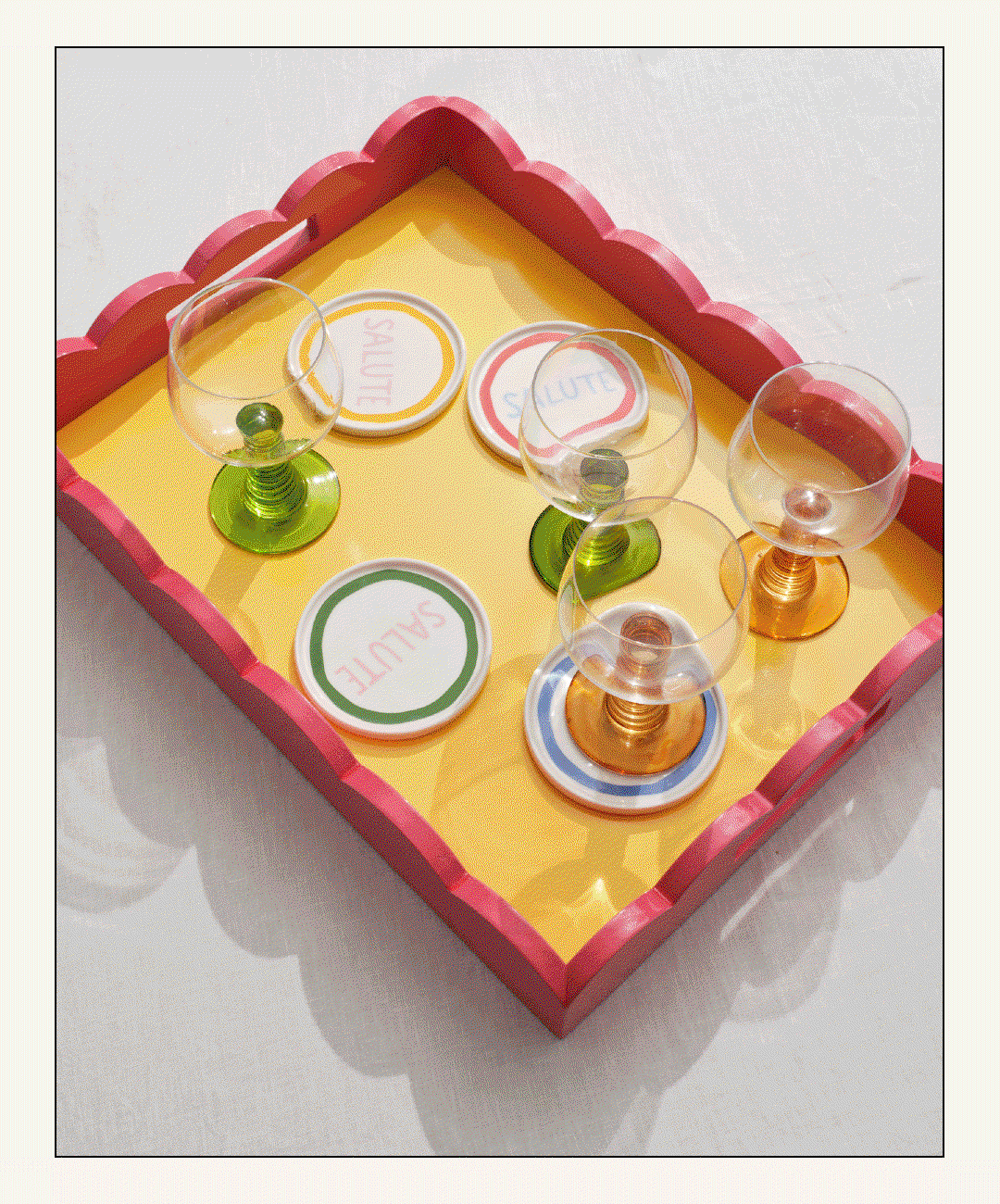 Free Salute Coaster Set with orders over $50