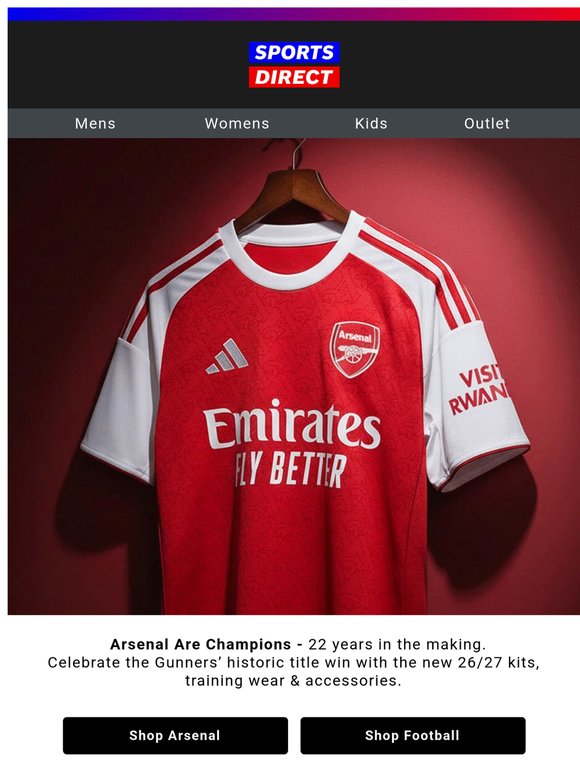 The wait is over 🏆 Arsenal are champions