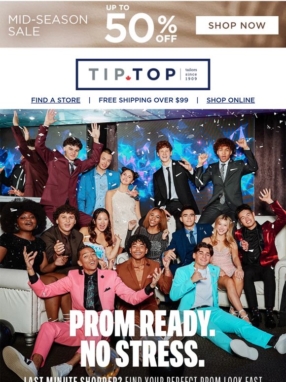 Still Need a Prom Suit? Big Student Savings Inside