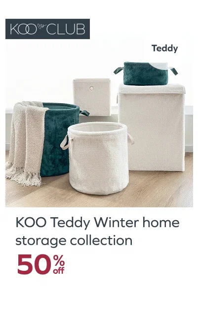 Club price 50% off KOO Winter storage collection