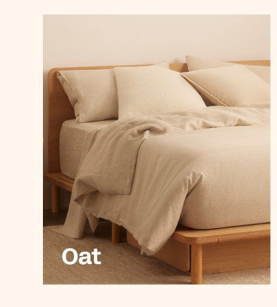 Eva Hemp Linen Sheets Oat
