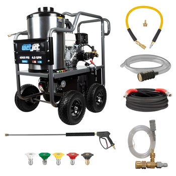 BE Power WetJet WJHW4013HA - 4000 PSI 4.0GPM Hot Water Pressure Washer