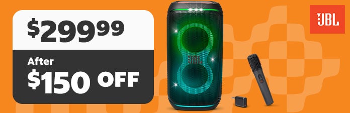 JBL PartyBox 120 Portable Party Speaker with Wireless Microphone